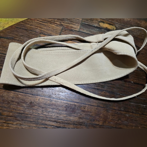 Suede tie belt main image 4